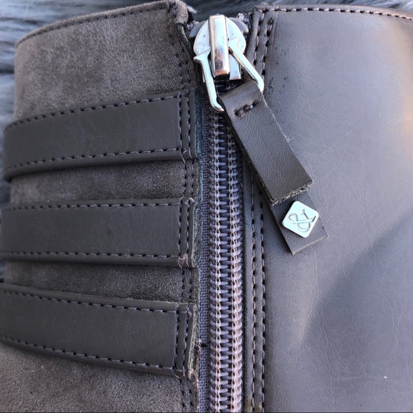 🆕 Sam & Libby Faux Suede Ankle Boots - Picture 6 of 6